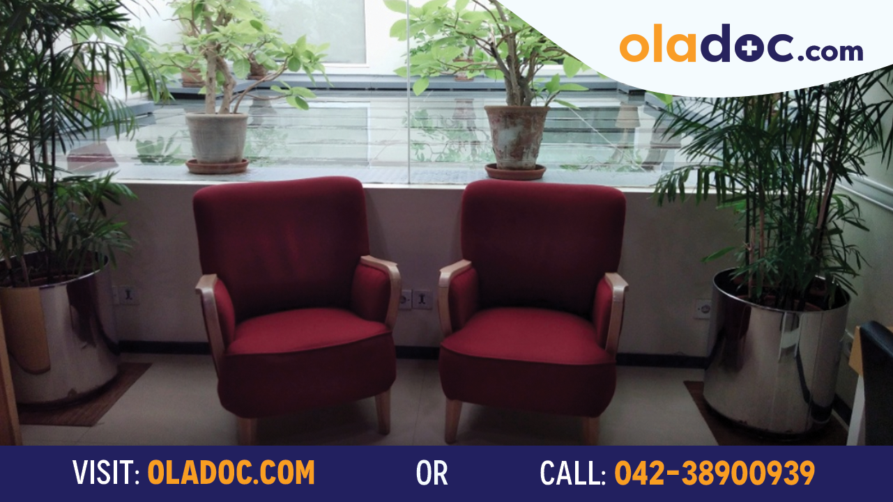 Lobby at South City Hospital Karachi